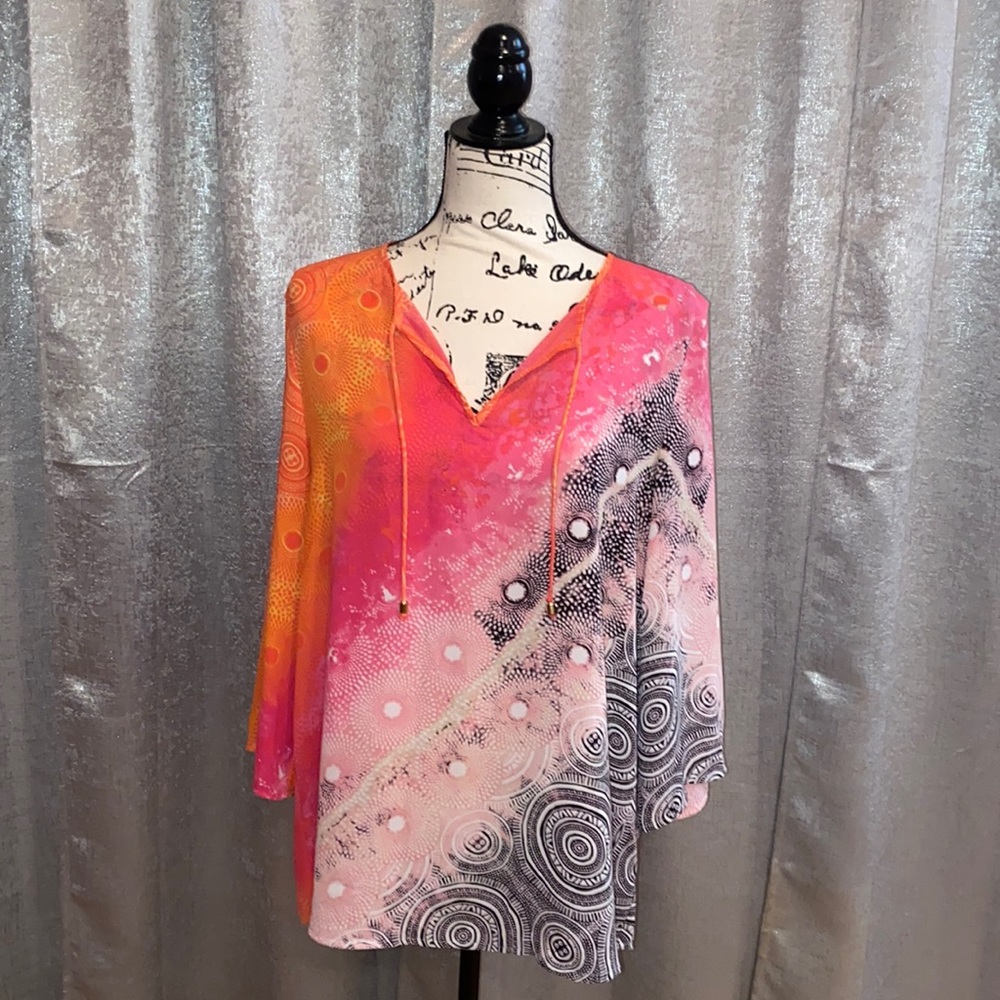Like New Rafaella Blouse Size Large